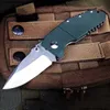 Mini BM 755 Składający nóż M390 Blade Titanium stop G10 Uchwyt kempingowy kieszonki kieszonkowe EDC