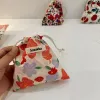 drawstring Bag Cott Cosmetic Bag Eco-Friendly Folding Tote Portable Handbags Foldable Grocery Bags Canvas Storage Bag P9Ez#