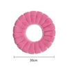 Kussen 30cm rond badkamer toiletbril wasbaar zacht kussen winterwarmer mat closestool hoes rekbaar grijs