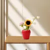 Vaser Strawberry Ceramic Flower Vase Creative Fruit Desktop Ornament Plant Pot For Living Room Kitchen Dining Table Desk Entrance