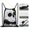 Crogs Hardcore Punk Rock Band Music Drawstring Bagsジムバッグスクールソフトバック体操バッグマルチファンティE9FN＃