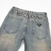 Jeans para hombres Primavera Verano Hombres delgados Slim Fit European American PRicon Marca de gama alta Pequeños pantalones rectos F272-09
