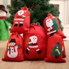 2018 Women Man DrawString Bag Packing Bag Santa Claus Small Big Christmas Gift Bags Kids Party New Year Gift Holder Bag B4QD#