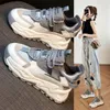 Fitness Schuhe Frauen Plattform Plüsch Chunky Turnschuhe Fashion Lace Up Casual Sneaker Frau Tennis Schuh Frühling Herbst Vulkanisierte