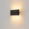 Lampada da parete Nordic Buitenverlichting Moderno Semplice Esterno Villa Cortile Balcone Illuminazione esterna a LED Sconce impermeabile