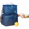 2023portable Sac à lunch thermique isolé boîte à lunch fourre-tout refroidisseur sac à main sac à dos étanche Bento Pouch Company Sacs de stockage des aliments U0U6 #