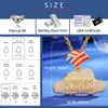 Acceptera personlig anpassad flagg Borgen 925 Sterling Silver VVS Moissanite Diamond Iced Out Cloud Baguette Letter King Pendant