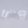 Disposable Cups Straws Lids 1 Oz Dressing Salad Containers Portion Sauce Container Plastic Sample Condiment S Jelly