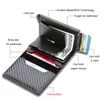 2023 RFID -Brieftaschen für Airtag -Männer Frauen Brieftaschen Mey Bags PU Leather Kartenhalter Brieftasche für Apfel -Air -Tag -Geldbörsen Smart Wallet A1K4#