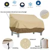 Chair Covers Dust-proof Sofa Cover Waterproof Silver Coated Oxford Cloth Balcony Backyard Bench With Air Vent Furniture