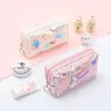 Make -uptassen met grote capaciteit Ins Glitter Star Pencil Case Potloods Studenten School Statierij STRIVES KAWAII POTLOTEN BAG CASE J1CN#