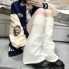 Kadınlar SOCKS Japon uzun öğrenci beyaz jk kawaii bacak örtü moda kızlar buzağı yürüyüşçü harajuku sevimli alevlendirilmiş örme ısıtıcılar