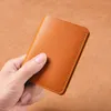 Femmes Men Pu Leather Busin Carte Couvre Candy Color Card Carte Bank Bank Credit Card Box Multi Sllot Slim Case portefeuille Purse 72GH #