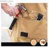 Förkläden superdjockad duk Förkläde Multifunktionell fickfrisör Woodworking Overaller Reparera Machinist Tools Waterproof Apron Y240401