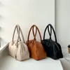 Sac à aisselles de style coréen 2023 Nouveau vintage grande capacité sacs à main simples luxueux sac d'oreiller en cuir PU sacs de magasin féminins r5My #