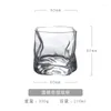 Wine Glasses Glass Household Water Women's High Appearance Level Ins Wind Twist Juice Irregular Whiskey Beer