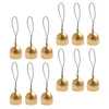 Fourniture de fête Bells Bell Jingle Mini Gold Trim Metal Decorative Vintage Pet Cowbell Rustique Craft Vache suspendue Tiny Ornement Vent