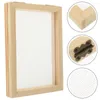 Frames 3pcs DIY Paper Crafts Making Mold Mesh Design Screen Wooden