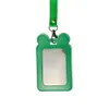 leuke Carto Kat PU Lederen Naam Badge Houder Werkkaart Case Creditcard Cover Met Lanyard Multifunctionele Briefpapier Benodigdheden G8sp #