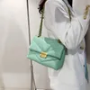 Çanta Vintage Classic Tasarımcı Kadınlar Küçük Pu Deri Crossbody Çantalar Sarı Bayanlar Omuz Çantaları 2024 Lüks