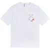 T-shirt brodé de la famille Luo, léger et luxueux, polyvalent, tendance, avec lettres, Niche, haut de gamme pour Couple, Version originale