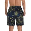 Men's Shorts Summer Swimwear Cosmos Astrology Sun Moon Beachwear Swim Trunks Men Swimsuit