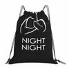 funny Brazilian Jiu Jitsu Night Night Drawstring Bags Backpacks Backpacks Travel Bags Men's Backpack Children's Bag Backpack v4Q6#