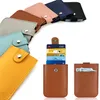 Carte Wormet Out Out Out Leather Card Sleeve può contenere 5 carte archiviazione, tastiera per carta per card, carta d'identità, carta VIP ecc. Caso H1QJ#