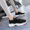 Casual Schuhe 2024 Mode Frauen Sommer Weiße Plattform Turnschuhe Damen Koreanische Gelb Atmungsaktive Mesh Spitze Up Frau