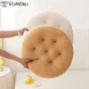 Подушка/декоративная подушка йомдидская форма печенья плюшевая круглая подушка