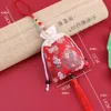 floral Fr Tassel Drawstring Bag Large Capacity Mini Coin Purse Canvas Ethnic Fr Handbag Bedroom Decorati Storage Bag N1XN#