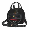 F1 Car Racing Isolierte Lunchtasche, wiederverwendbare Thermo-Lunchbox mit verstellbarem Riemen, tragbare Kühlbox, Bento-Tasche für Picknick, Strand, C9aj #