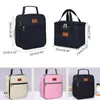 d0ud Saco de almoço isolado Simples Bento Cooler Bag Lunch Tote Bag para lancheira para mulheres homens adultos trabalhando caminhadas praia v4s1 #