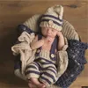 Kledingsets Geboren Baby Baby Meisjes Jongens Schattig Gehaakt Gebreid Kostuum Po Pografie Prop Broek Met Hoed Outfit Kleding 0-3M