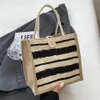 Sac en lin pour femmes Sac à main écologique Fi Designer Sac d'épicerie Sac cadeau avec poignée Casual Butt Tote Pochette portable Y9OB #