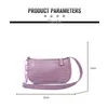 Borsa Mini Baguette 2024 Colore solido Modello coccodrillo Moda Spalla Sac Femme Patchwork Catena PU Coreano Torebka Damsk