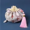 drawstring Necklaces Case Fr Pattern Embroidery Purse Pouch Women Jewelry Bag Chinese Style Storage Bag Empty Sachet n9FA#