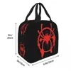 SPIDER LOGO SPIDER Web Sac à lunch isolé Sac Thermal Meal Consulter Portable Tote Box Lann Men Femmes Travail Travel 82U8 #