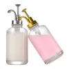 Liquid Soap Dispenser 500ml Bathroom Hand Sanitizer Container 16OZ Glass Travel Shampoo Body Wash Accessories