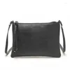 Evening Bags Vintage Slim Thin Women Leather Messenger Bag Envelope Crossbody For Ladies Shoulder Handbag Purses Hand