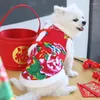 Hondenkleding Puppykleding Herfst en winter voor dieren Kleine huisdieren in Chinese stijl met dezelfde 'Welkom in het jaar'-kleding
