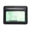 1pcs Solid Color PU Leather Bank Card Holder Credit Card Wallet Mini Slim Wallet Busin Card Case Women Men Pocket Coin Purse L9GI#