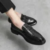 Chaussures habillées hommes d'affaires vêtements de cérémonie mariage marié hauteur augmentant la semelle intérieure en cuir jeune S