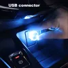 Car cigarette voisine allume-atmosphère USB lumière LED mini