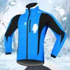 Herrenverbund wasserdichtes Fleece Warm Cycling Jacke Windproof Hardshell Winter Cycling Jacke 240320