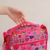 2023 Nouveau sac à déjeuner pour enfants Carto Étudiant Vertical Bandoulière Bento Sacs Fille En plein air Une épaule Sac de glace X8EJ #