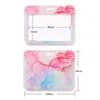 marble Printing ID Card Holder With Lanyards Cool Neck Strap Identity Tag DIY Hanging Rope ID Holders Worker Bus Card Package S8Rm#