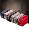 Echt lederen RFID Dames Zipper Card Wallet Small Change Wallet Purse voor vrouwelijke korte portefeuilles met kaarthouders vrouwelijke portemonnee u8vi#