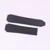 Watch Bands XIANERSHANG Luxury 25MM Special Convex Interface Watchbands Rubber Strap Original Folding Buckle Silicone Belt Accessories