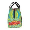 Gioco caldo Bingo Lunch Bag Dispositivo di raffreddamento a tenuta termica Lunch Box isolato per le donne Bambini Scuola Beach Cam Travel Food Tote Borse w9yQ #